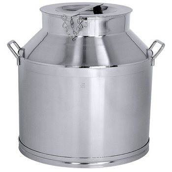 Recipient cu capac 50 l, oțel inoxidabil, înălțime 65 cm | CONTACTO 3010/050