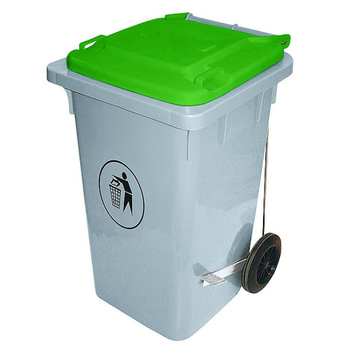 Coș de gunoi cu capac 100 l, 52,5 cm diametru, 80 cm înălțime | CONTACTO 3053/106