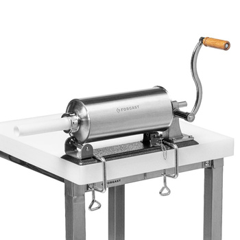 Umpletor orizontal de cârnați 3 l, oțel inoxidabil FORGAST FG10614