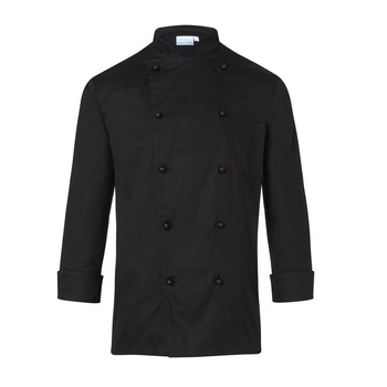 Bluza bucătar Basic neagră | KARLOWSKY BJM 1-1