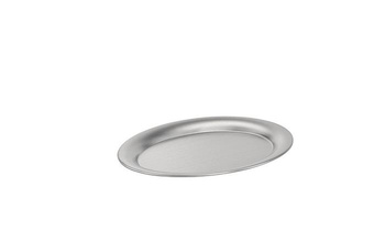Tavă KAFFEEHAUS ovală, lustruită, mată, din oțel inoxidabil, 20x14.5x0.5 cm | APS 30111