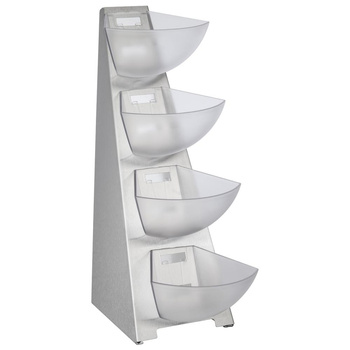 Suport bufet, cu patru niveluri MULTITRACK, din oțel, 33x19.5x53 cm | APS 11446