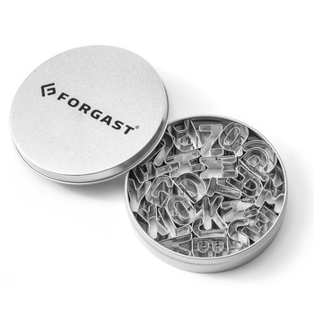 Set de forme pentru tăiere alfabet - set 26 bucăți | FORGAST FG11249