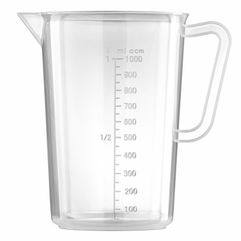 Cană gradată din polipropilenă, capacitate 1 l | FORGAST FG11556