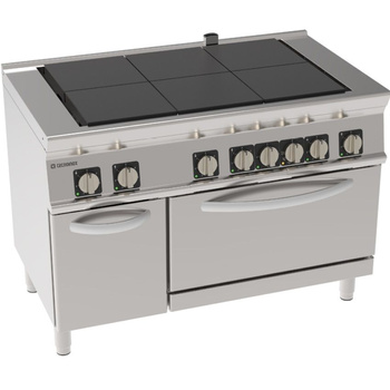 Aragaz electric cu 6 arzătoare | TECNOINOX 716196