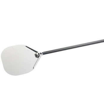 Lopată dreptunghiulară pentru pizza, lungime 120 cm, din aluminiu anodizat | GI.METAL AF-41R/120