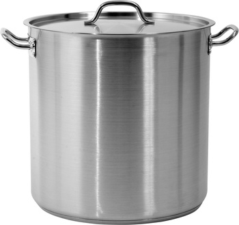 Oală înaltă din oțel inoxidabil - capacitate 50,3l cu capac | YATO YG-00008