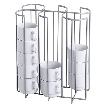 Suport pentru cești bufet, diametru 8 cm, 27x18x29,5 cm | CONTACTO 2523/265