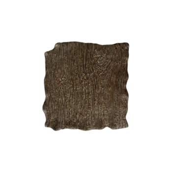 Farfurie plată dreptunghiulară Moku hematit 21 x 21 cm | KERA CERAMIKA 16.3.HEMATIT