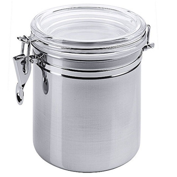 Recipient cu capac din oțel, 1,25 l | CONTACTO 1117/160