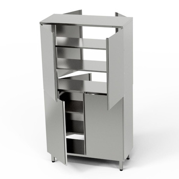 Dulap de trecere din oțel inoxidabil 80x50x200 cm | FORGAST