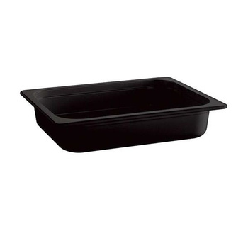 Recipient GN 1/3 adâncime 10 cm din melamină negru | APS 84309