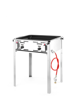 Grătar pe gaz Grill Master MAXI GN 2/1, 59x48 cm, 9.2 kW | HENDI 154717