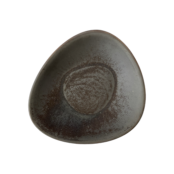 Farfurie adâncă Delta Cristall hematit 24 cm | KERA CERAMIKA 15.6.HEMATIT