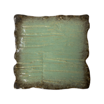 Farfurie plată dreptunghiulară Moku agat 30 x 30 cm | KERA CERAMIKA 16.5.AGAT