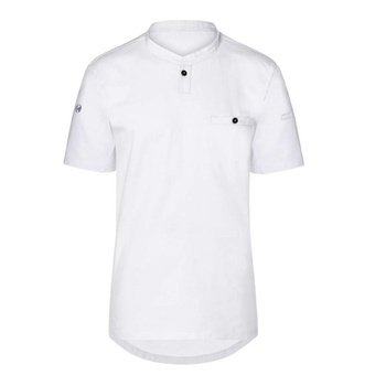 Cămașă de bucătar Performance mânecă scurtă albă | KARLOWSKY TM 5-3