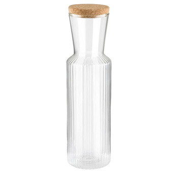 Carafă din sticlă Lines cu dop, 750 ml | APS 10738