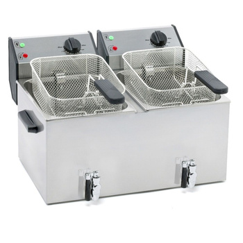 Frigider electric, 2 camere cu robinet - capacitate. 2x8 l | GRILĂ CU RULI FD80DR