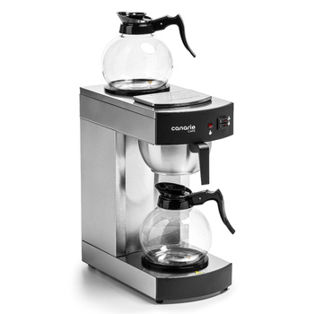 Cafetieră cu filtru pentru cafea 2,2 l, cu două carafe de 1,8 l | CANARIO CAFE CC201
