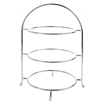 Suport etajat cu 3 niveluri pentru farfurii, 48 cm, pentru farfurii de 27-31 cm | CONTACTO 3248/300