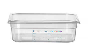 Recipient GN 1/2 adâncime 10 cm din polipropilenă HACCP | HENDI 880173