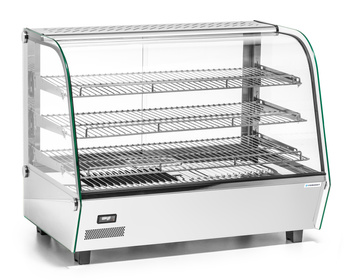 Vitrină de expunere încălzită cu geam, 160 l, 1.5 kW | FORGAST FG09656