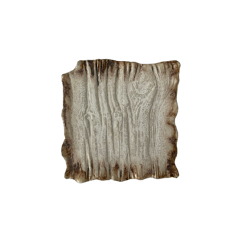 Farfurie plată dreptunghiulară Moku dolomit 21 x 21 cm | KERA CERAMIKA 16.3.DOLOMIT