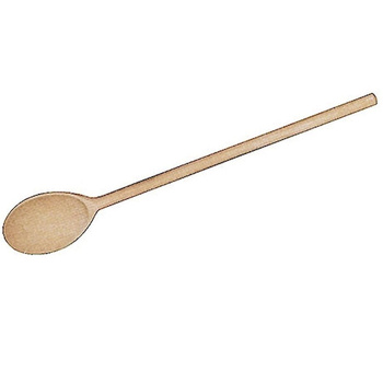 Lingură ovală din lemn pentru tigăi teflonate, lungime 25 cm | CONTACTO 832/025
