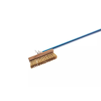 Perie rotativă cu peri din alamă pentru cuptor de pizza 20x6x4,6 cm | GI.METAL AC-SP/120