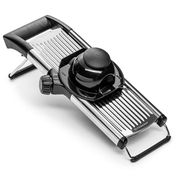 Distrugător manual Julienne (mandolină) pentru felierea în benzi și bare, reglarea grosimii | FORGAST FG10013