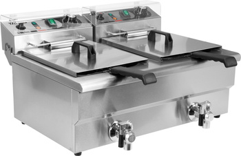 Frigider electric 2 camere cu robinete de scurgere 2x12 l | YATO YG-04634