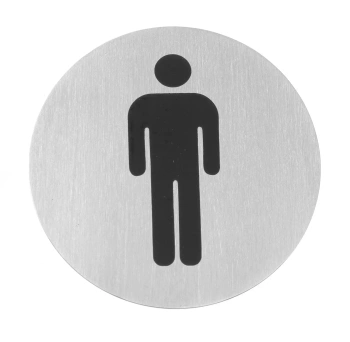 Plăcuță informativă autocolantă - bărbați | HENDI 663608