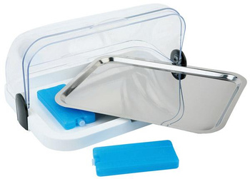 Vitrină bufet cu insert răcitor, albă, 44x32x20.5 cm | APS 9100