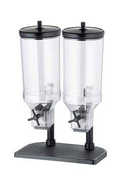 Dozator de cereale pentru mic dejun, dublu Duo FRESH & EASY, 2x4,5 l | APS 11841