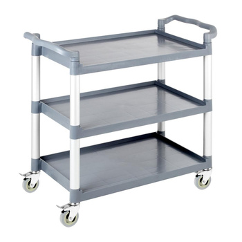 Căruț de chelner READY, cu 3 rafturi din plastic | APS 11945