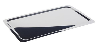 Tavă PROFI LINE, GN 1/1, lustruită, din oțel inoxidabil, 53x32.5x1 cm | APS 11110