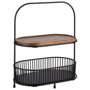 Etajeră bufet cu două niveluri ALL-ROUNDER, 31x17x37.5 cm | APS 30336