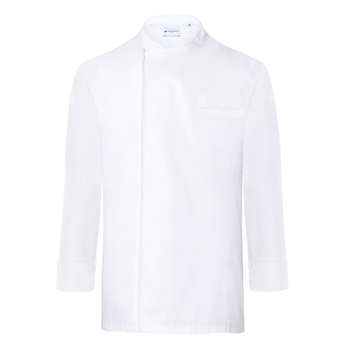 Cămașă de bucătar cu mânecă lungă albă | KARLOWSKY BJM 4-3