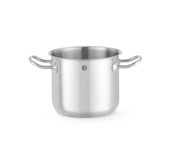 Oală înaltă din oțel inoxidabil fără capac, Kitchen Line, capacitate 2.8 l, diametru 16 cm | HENDI 837757