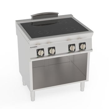 Aragaz cu inducție cu 4 zone și bază | TECNOINOX 716169