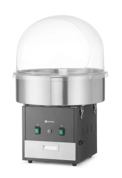 Mașină de vată de zahăr fără capac, culoare neagră, 220-240V/1130W, 52x52x(Î)50.3 cm | HENDI 282816