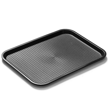 Tavă fast food neagră dim. 40x30 cm | FORGAST FG12523