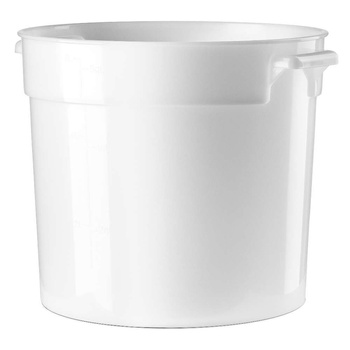 Recipient alimentar rotund fără capac, capacitate 6 l | FORGAST FG02817