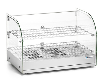 Vitrină de încălzire pe 2 niveluri, 45 l, 0.8 kW | FORGAST FG09624