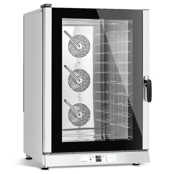 Cuptor mixt electric 10 GN 1/1 sau 10 tăvi 60x40 cm, 15.7 kW | FORGAST FG09511