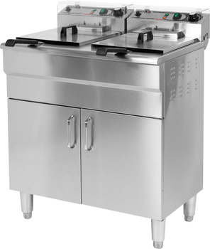 Frigider electric 2 camere cu dulap și robinete de scurgere 2x11.5 l | YATO YG-04638