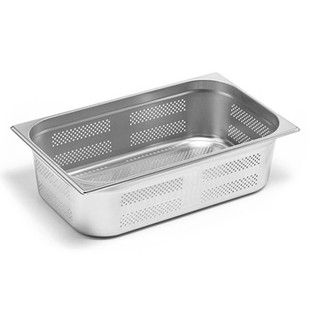Recipient GN 1/1 adâncime 15 cm perforat din oțel inoxidabil | FORGAST FG04715