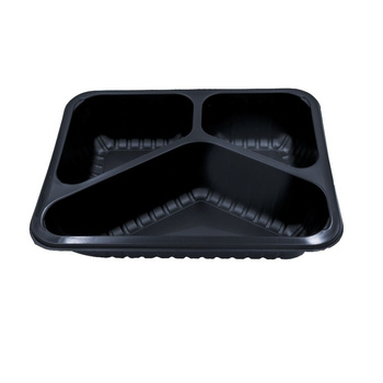 Cutii de prânz pentru mese la pachet cu 3 camere 22,7x17,8x4 cm - 320 bucăți. | GULLIN D-9400RC