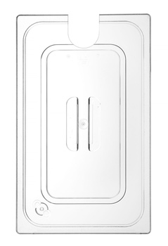 Capac din policarbonat pentru GN 1/1 cu decupaj pentru sous vide | HENDI 864203