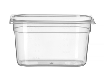 Recipient GN 1/4 adâncime 15 cm Profi Line din polipropilenă | HENDI 880319